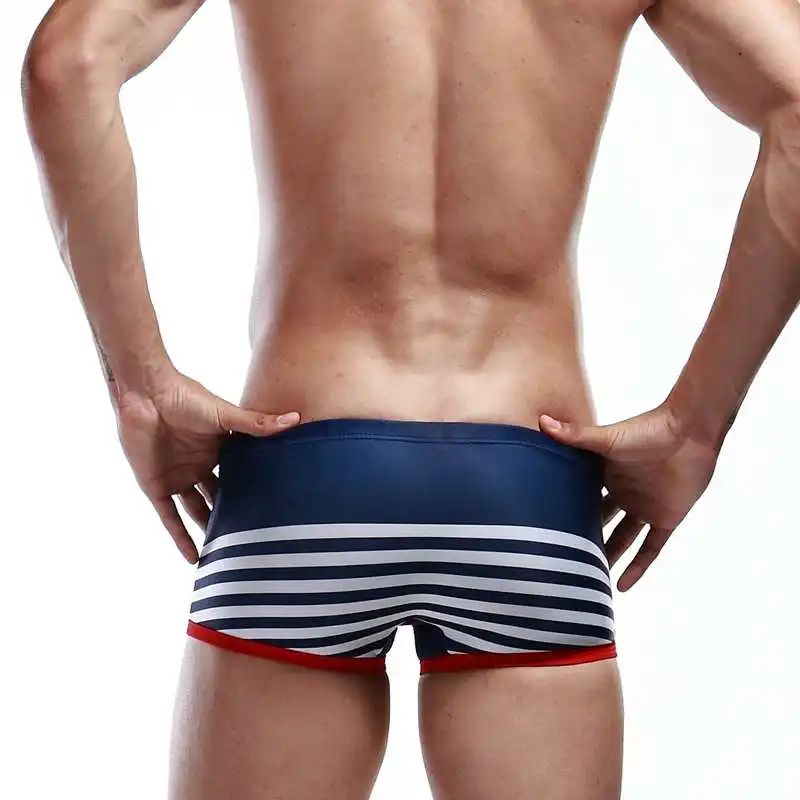 Sunga Importada|Sunga Boxer Cintura Baixa Listrada – Sexy, Secagem Rápida, Moda Praia e Surf Verão