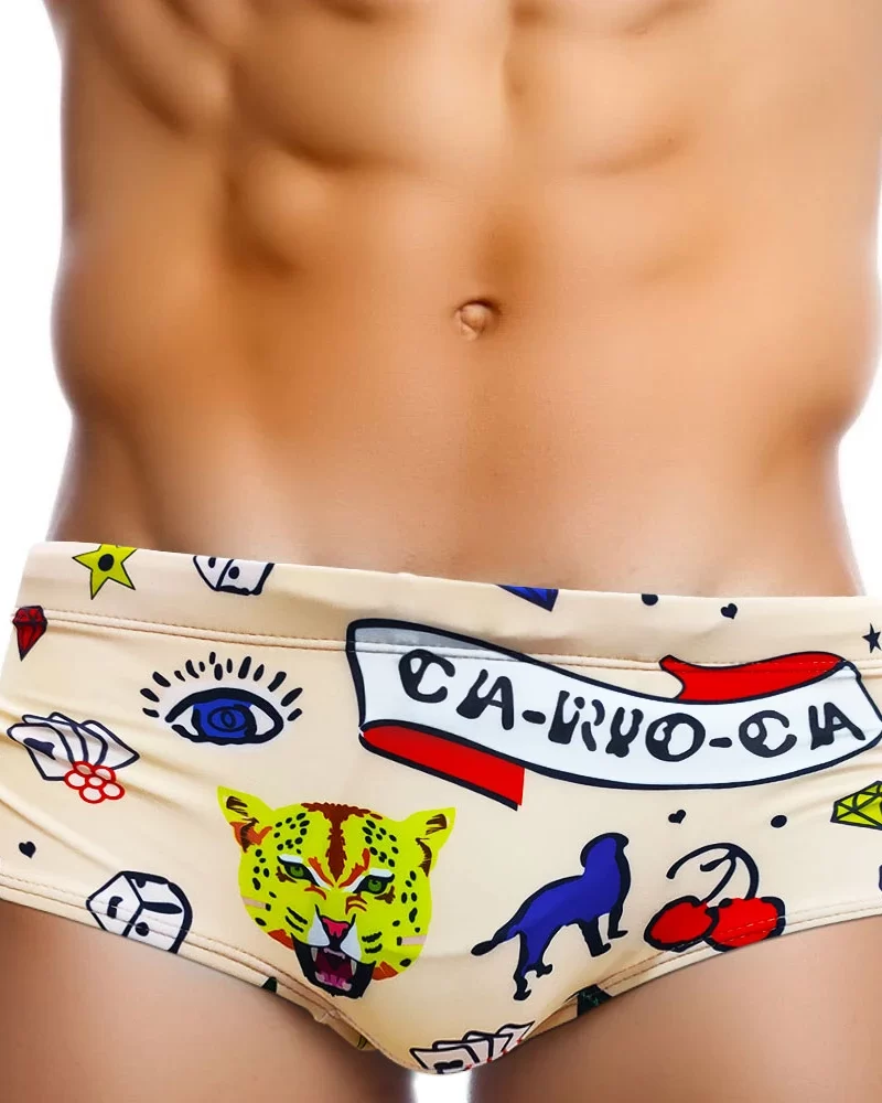 Sunga Importada|Sunga Boxer Masculina UXH com Bojo – Sexy, Confortável, Respirável e de Alta Qualidade para Praia e Piscina