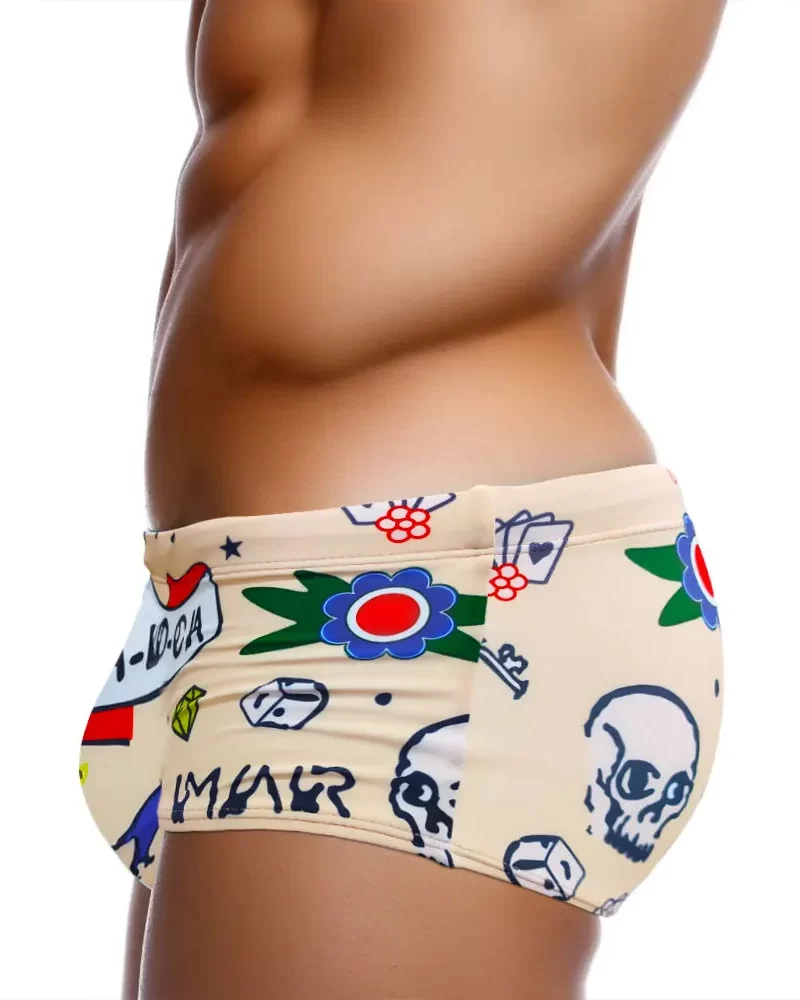 Sunga Importada|Sunga Boxer Masculina UXH com Bojo – Sexy, Confortável, Respirável e de Alta Qualidade para Praia e Piscina